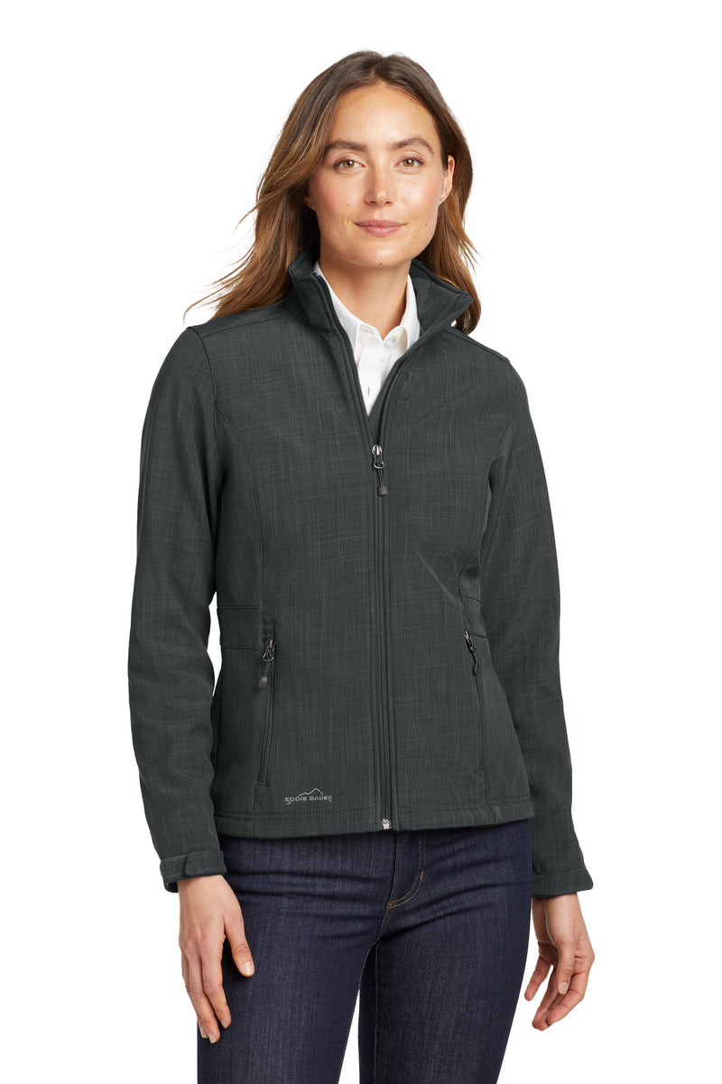 Load image into Gallery viewer, Eddie Bauer Women&#39;s Shaded Crosshatch Soft Shell Jacket. EB533
