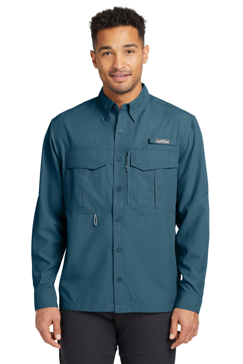 Load image into Gallery viewer, Eddie Bauer - Long Sleeve Performance Fishing Shirt. EB600
