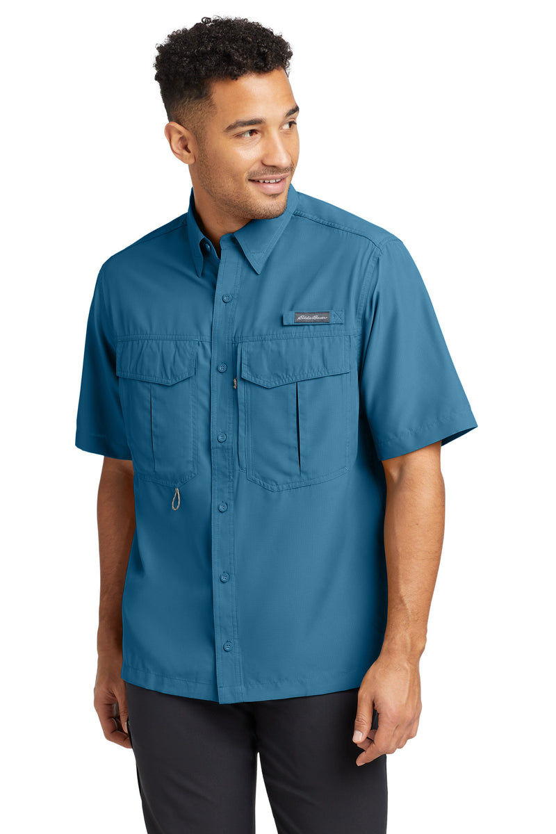 Load image into Gallery viewer, Eddie Bauer Short Sleeve Performance Fishing Shirt EB602

