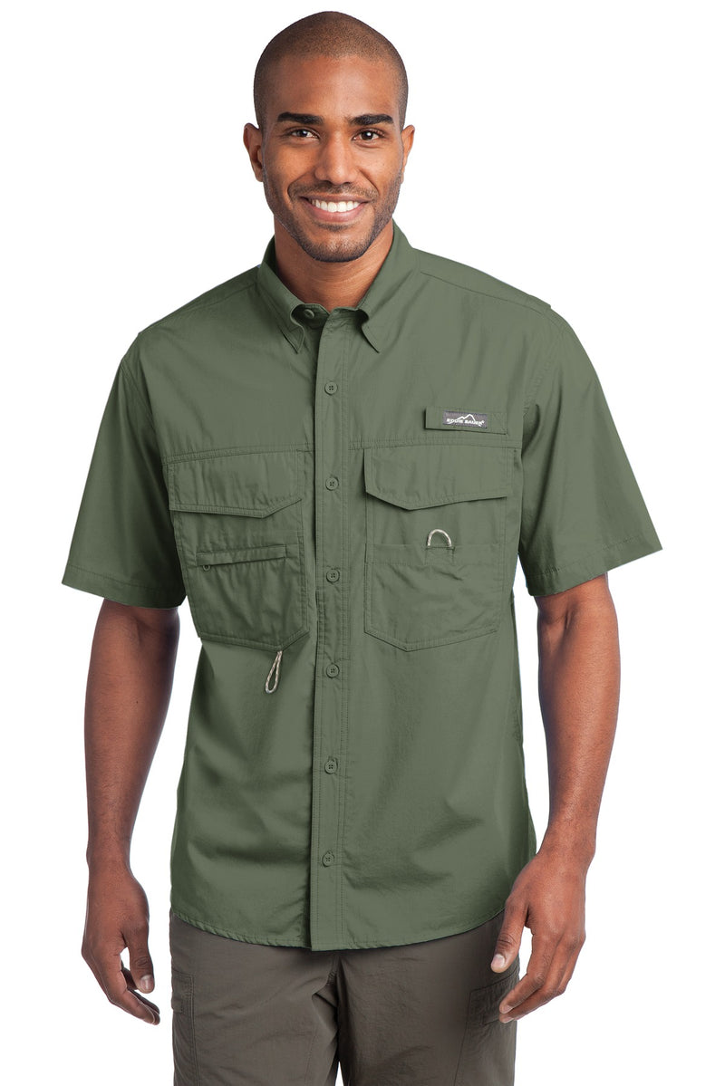 Load image into Gallery viewer, Eddie Bauer - Short Sleeve Fishing Shirt. EB608
