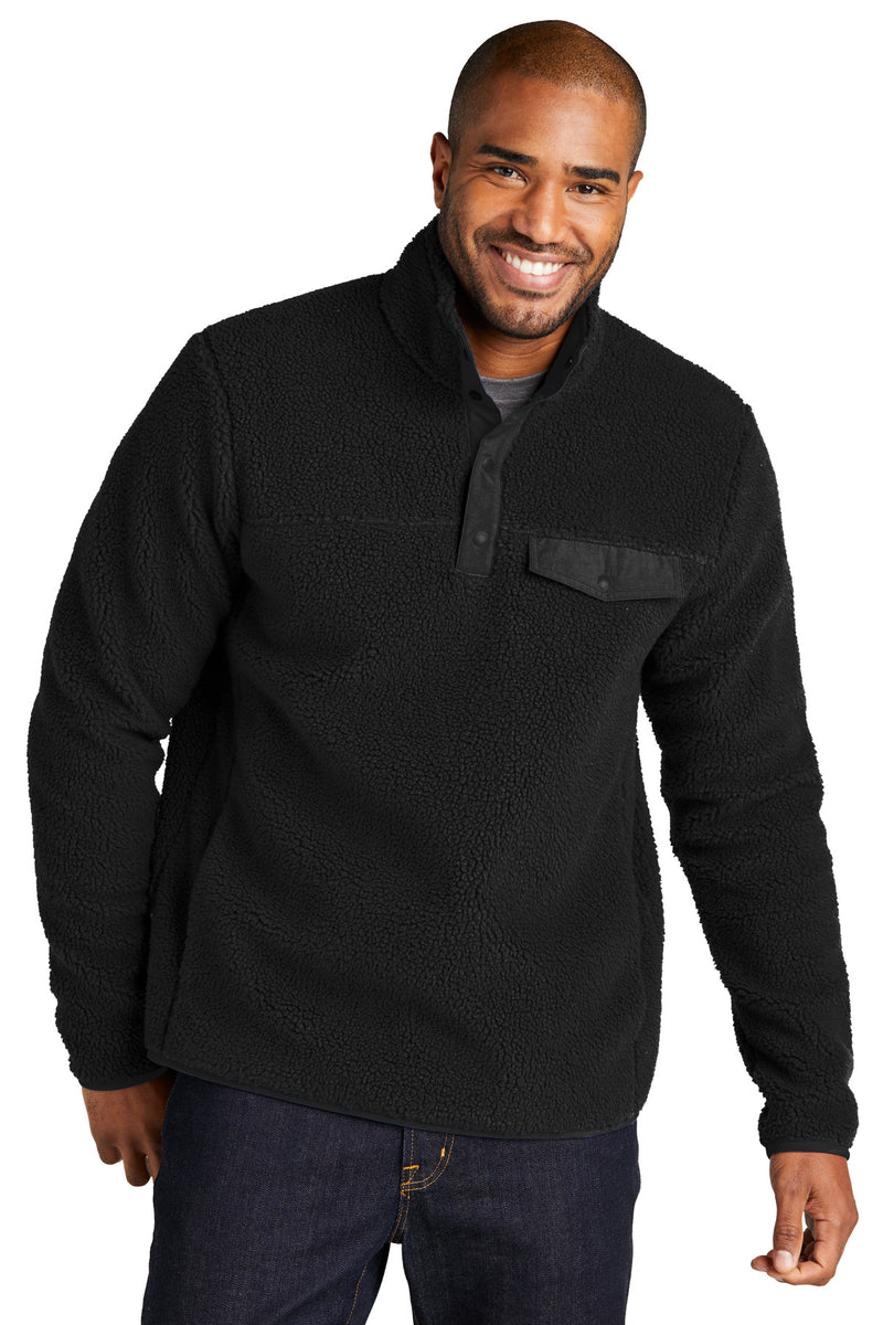 Load image into Gallery viewer, Port Authority Camp Fleece Snap Pullover F140
