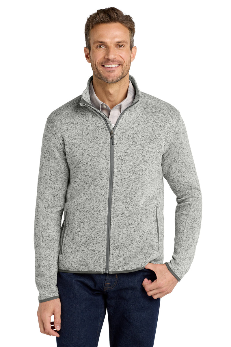 Load image into Gallery viewer, Port Authority Sweater Fleece Jacket. F232
