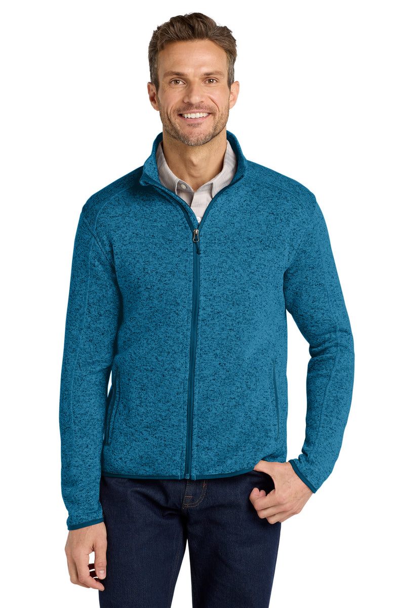 Load image into Gallery viewer, Port Authority Sweater Fleece Jacket. F232
