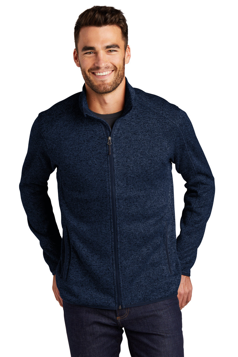 Load image into Gallery viewer, Port Authority Sweater Fleece Jacket. F232
