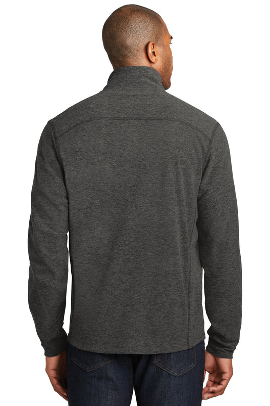 Port Authority F235 | Heather Microfleece Full-Zip Jacket