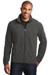 Port Authority F235 | Heather Microfleece Full-Zip Jacket