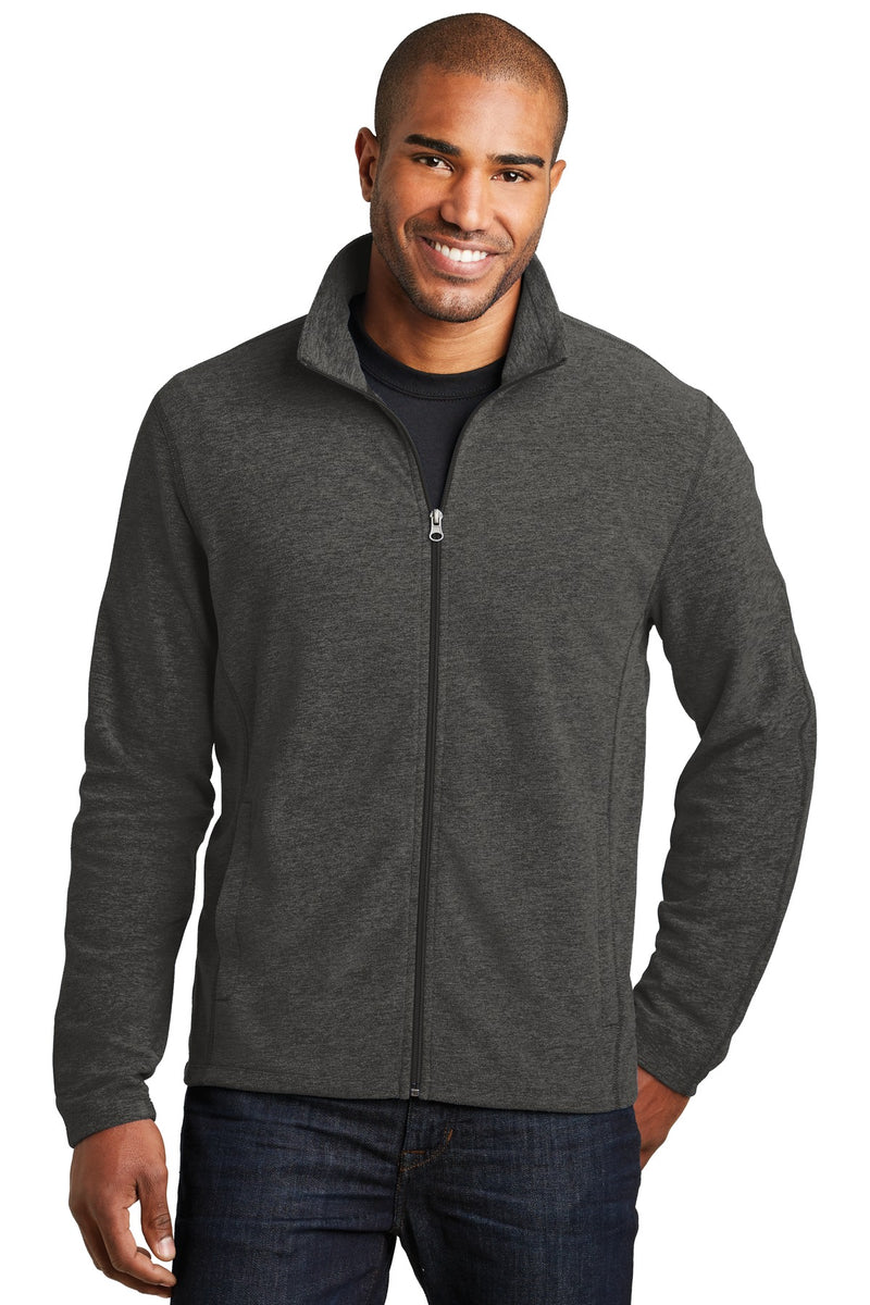 Load image into Gallery viewer, Port Authority F235 | Heather Microfleece Full-Zip Jacket
