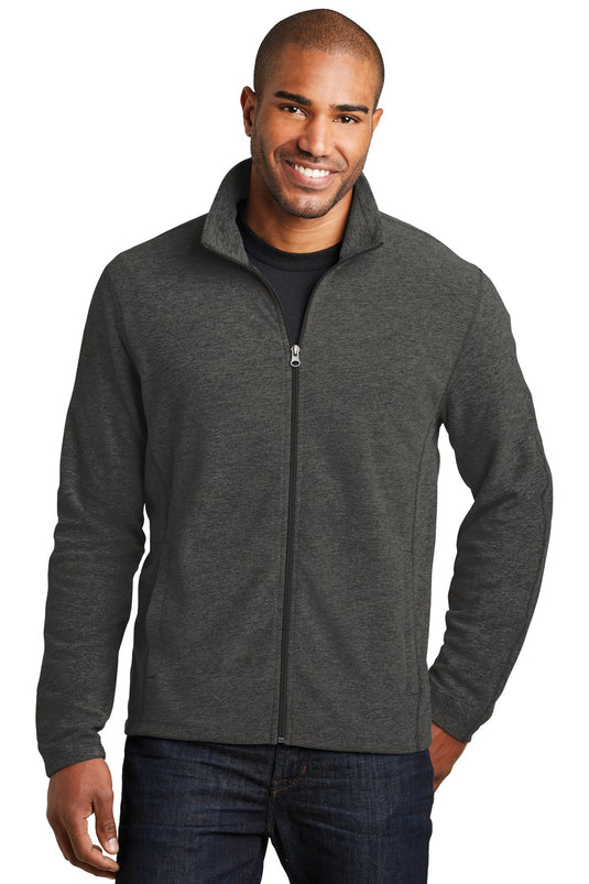 Port Authority F235 | Heather Microfleece Full-Zip Jacket