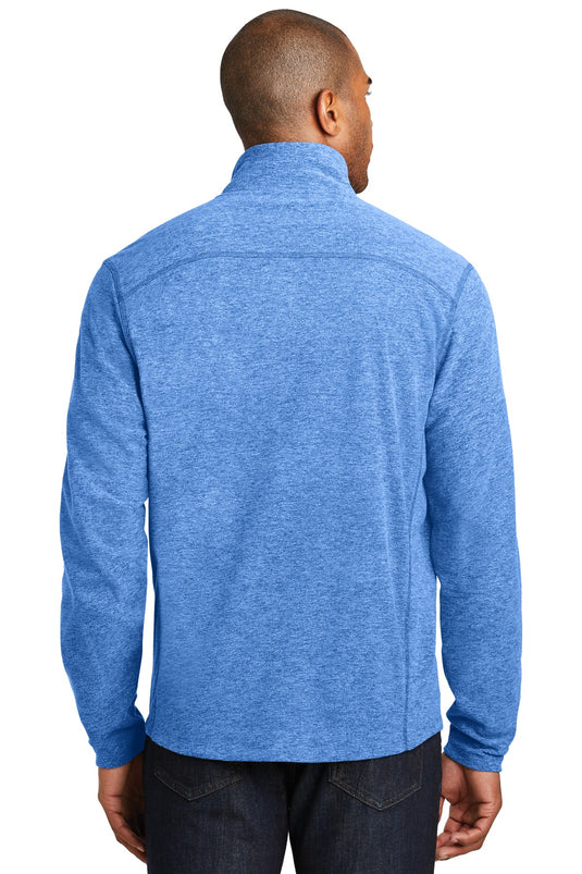 Port Authority F235 | Heather Microfleece Full-Zip Jacket