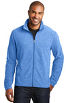 Port Authority F235 | Heather Microfleece Full-Zip Jacket