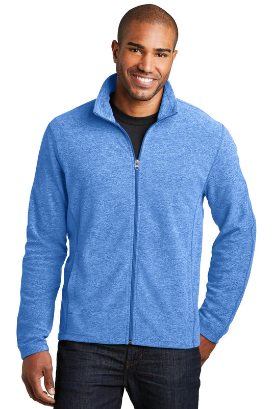 Port Authority F235 | Heather Microfleece Full-Zip Jacket