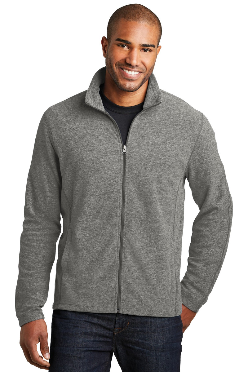 Load image into Gallery viewer, Port Authority F235 | Heather Microfleece Full-Zip Jacket
