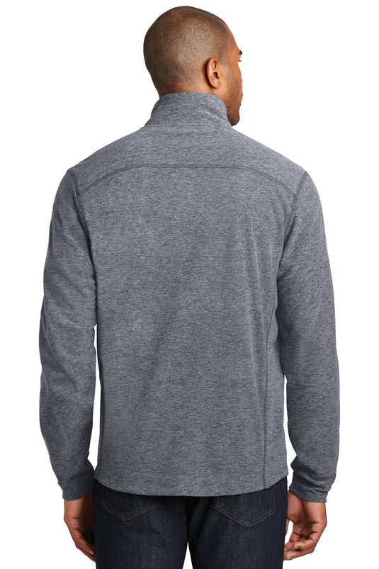 Port Authority F235 | Heather Microfleece Full-Zip Jacket