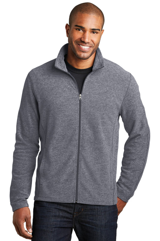 Port Authority F235 | Heather Microfleece Full-Zip Jacket