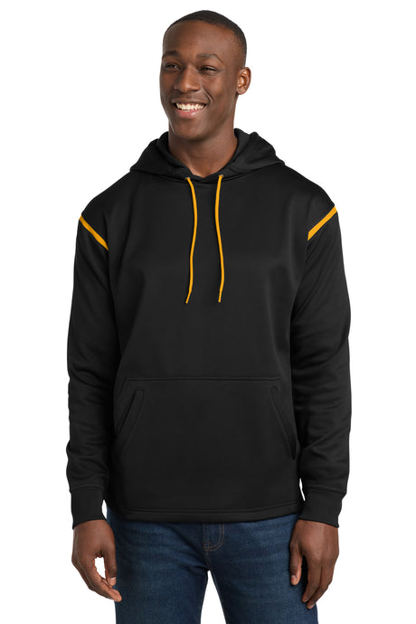 Sport-Tek Tech Fleece Colorblock Hooded Sweatshirt. F246