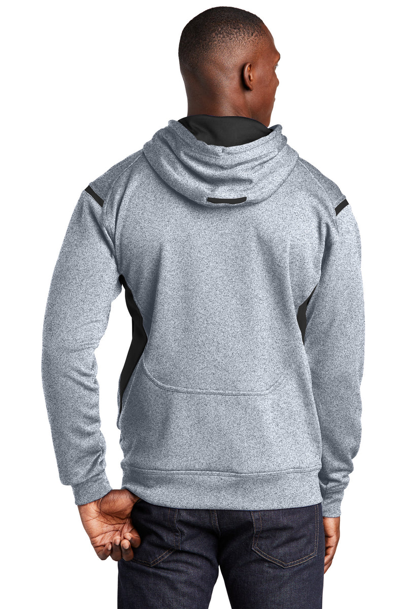 Load image into Gallery viewer, Sport-Tek Tech Fleece Colorblock Hooded Sweatshirt. F246
