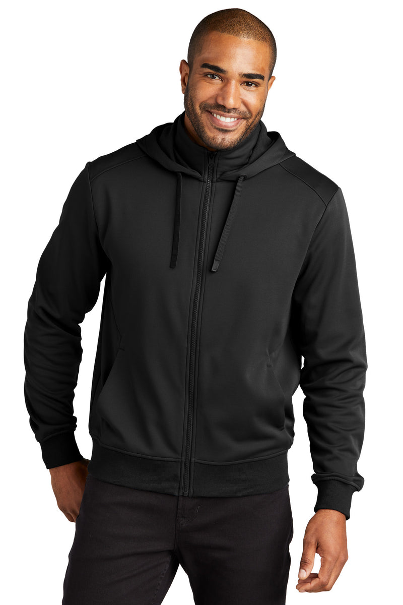 Load image into Gallery viewer, Port Authority Smooth Fleece Hooded Jacket F814
