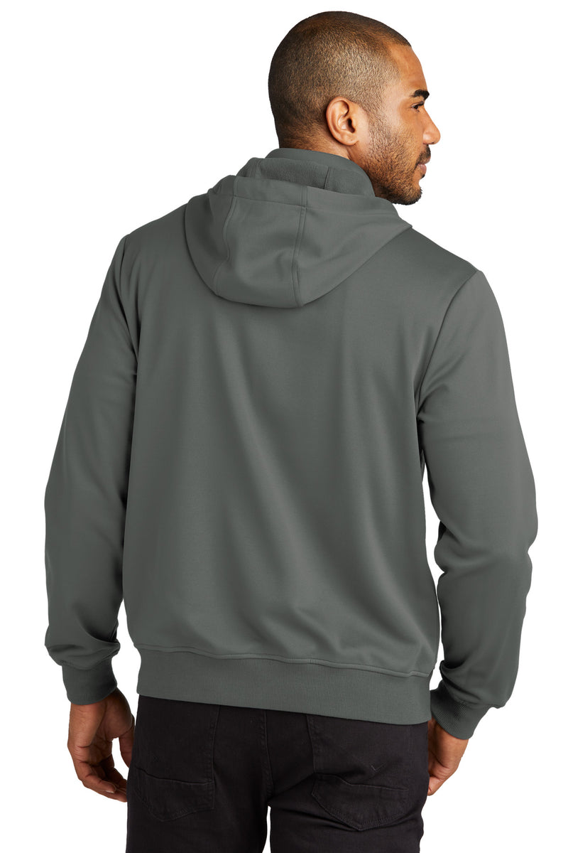 Load image into Gallery viewer, Port Authority Smooth Fleece Hooded Jacket F814
