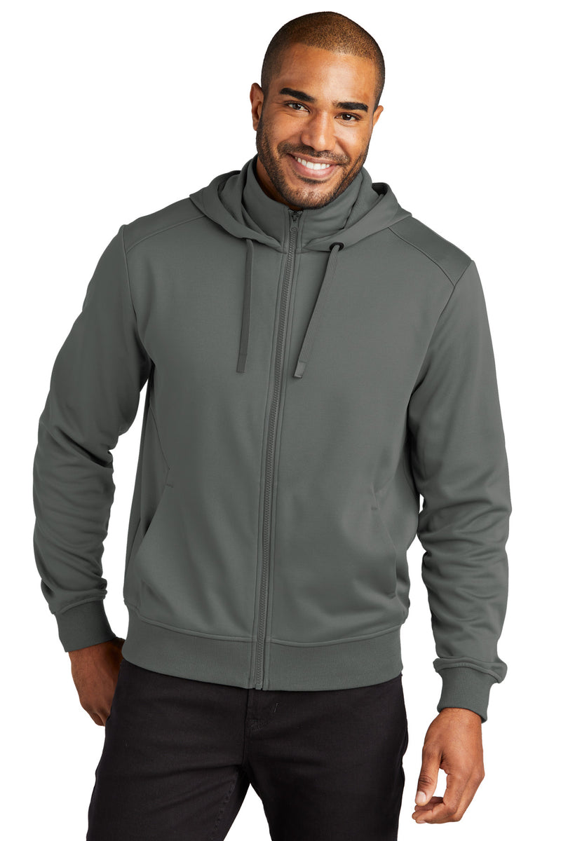 Load image into Gallery viewer, Port Authority Smooth Fleece Hooded Jacket F814
