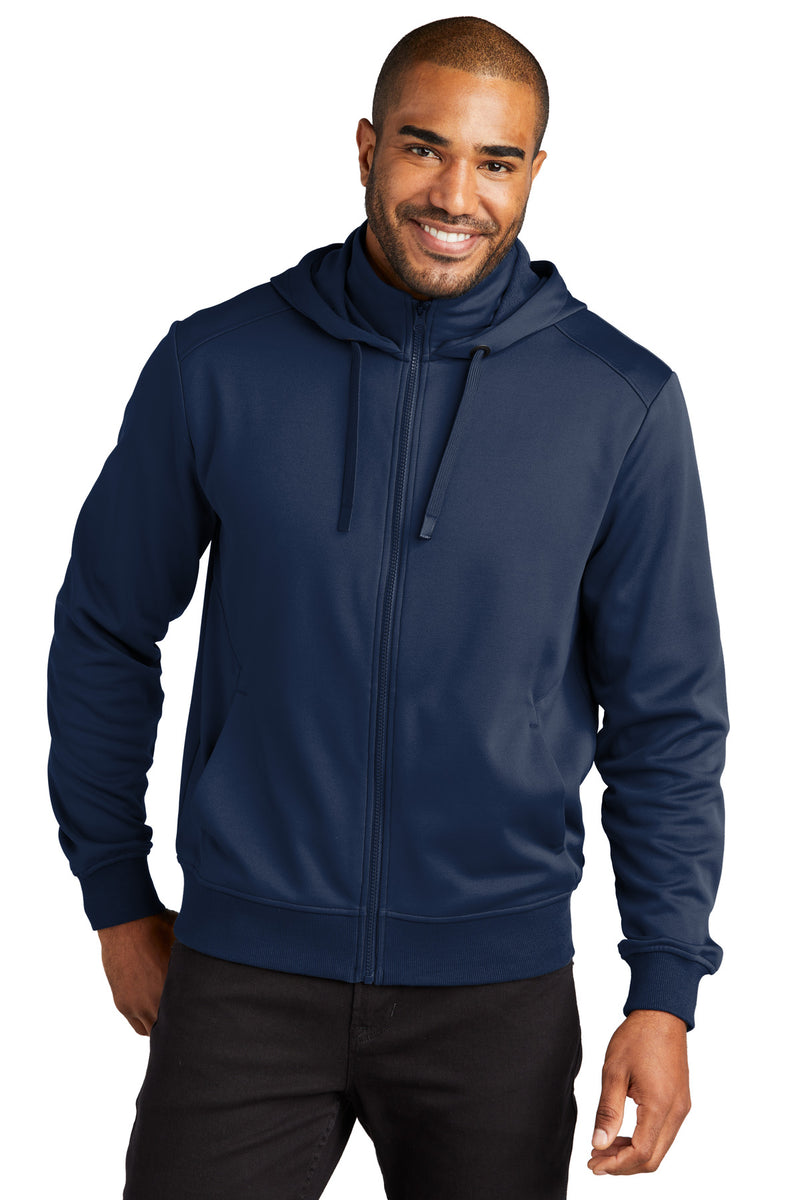 Load image into Gallery viewer, Port Authority Smooth Fleece Hooded Jacket F814
