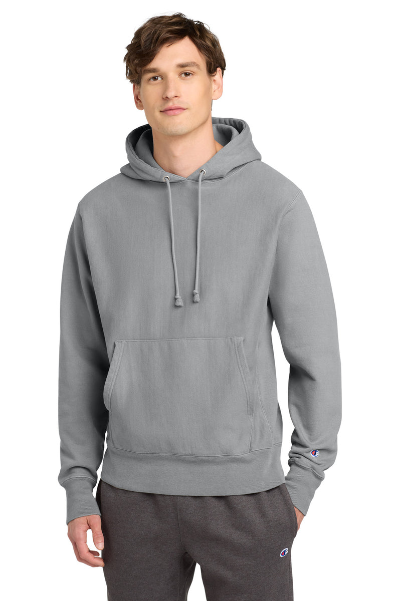 Load image into Gallery viewer, Champion  Reverse Weave  Garment-Dyed Hooded Sweatshirt. GDS101
