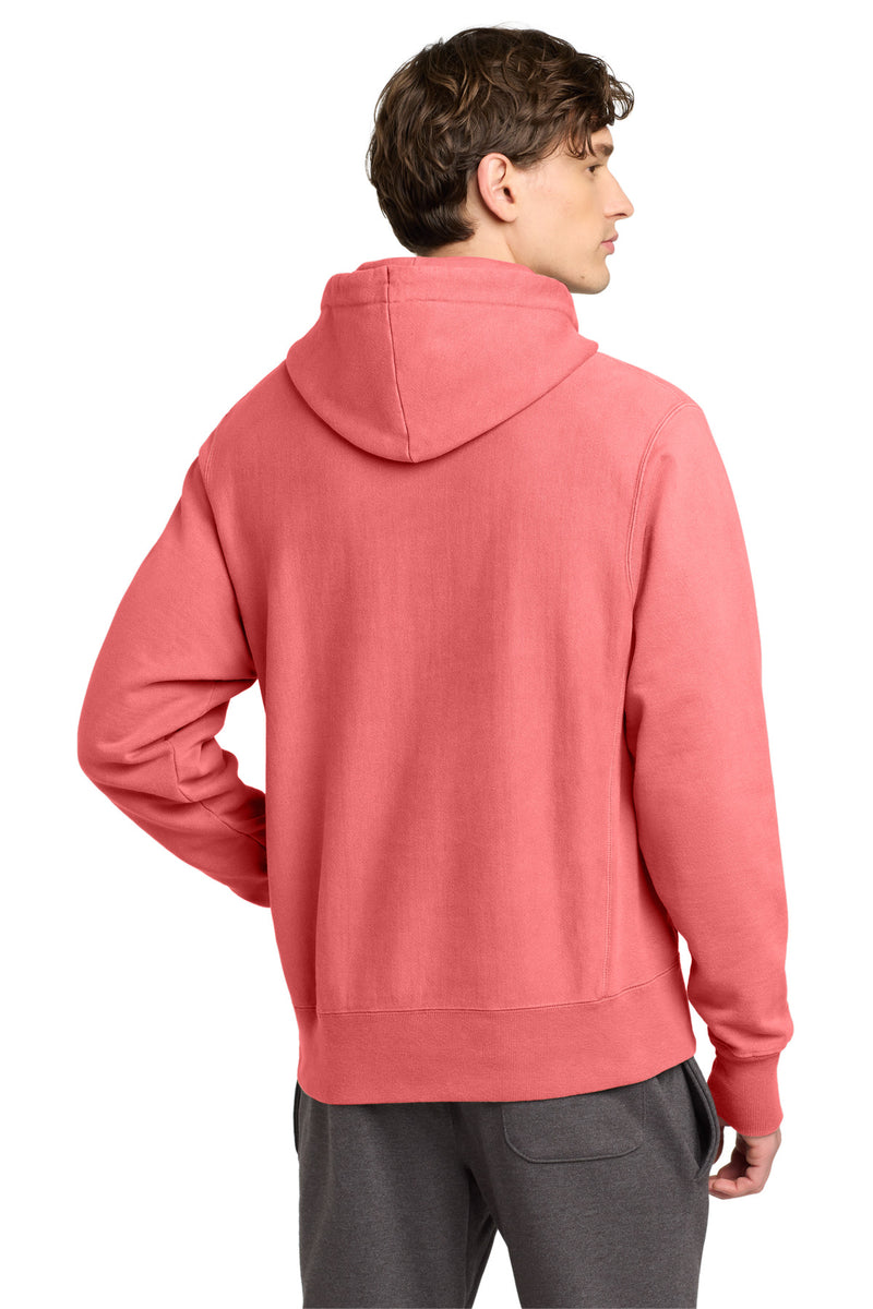 Load image into Gallery viewer, Champion  Reverse Weave  Garment-Dyed Hooded Sweatshirt. GDS101
