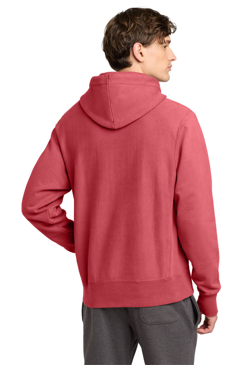 Load image into Gallery viewer, Champion  Reverse Weave  Garment-Dyed Hooded Sweatshirt. GDS101
