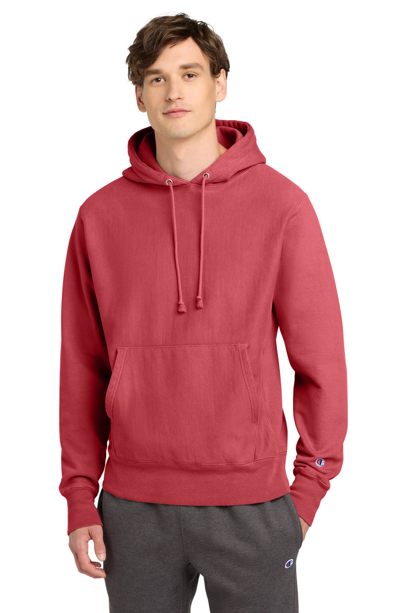 Load image into Gallery viewer, Champion  Reverse Weave  Garment-Dyed Hooded Sweatshirt. GDS101
