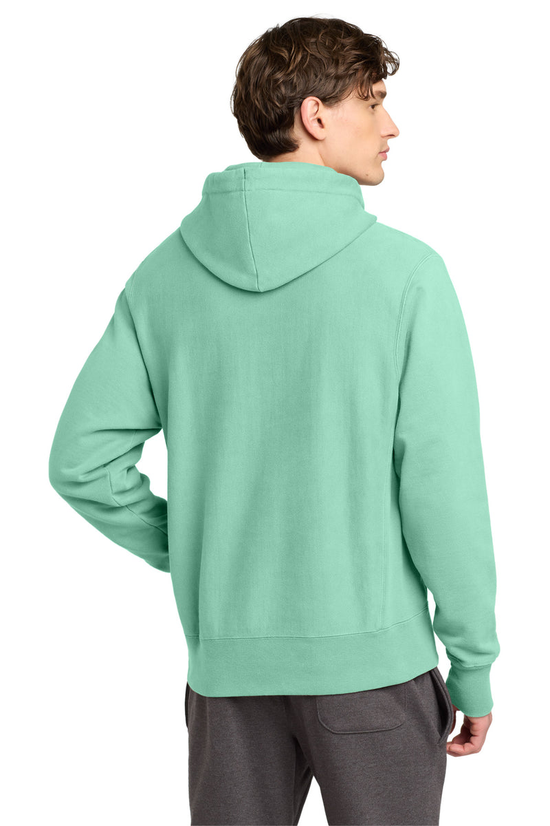 Load image into Gallery viewer, Champion  Reverse Weave  Garment-Dyed Hooded Sweatshirt. GDS101
