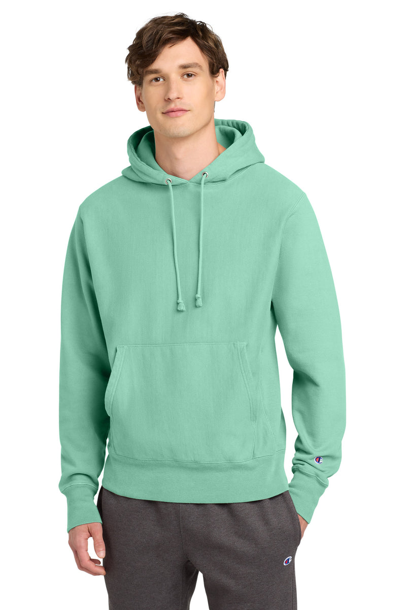 Load image into Gallery viewer, Champion  Reverse Weave  Garment-Dyed Hooded Sweatshirt. GDS101

