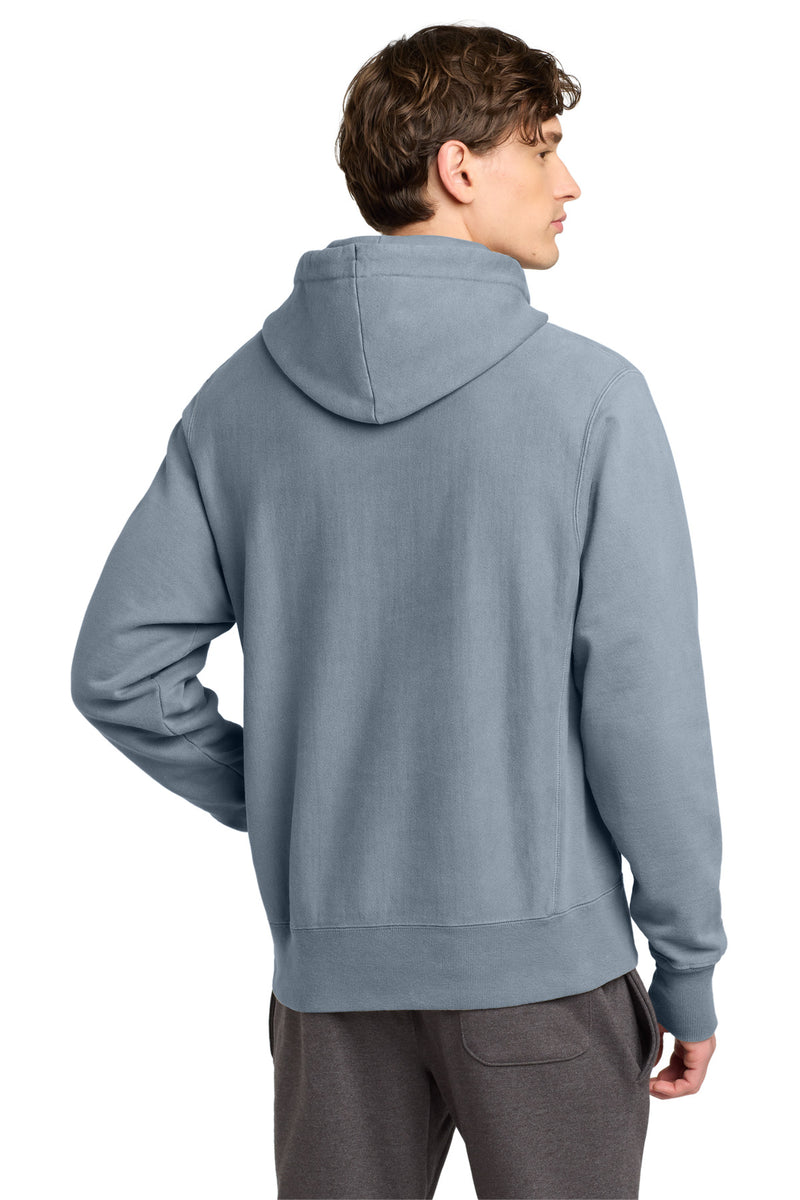 Load image into Gallery viewer, Champion  Reverse Weave  Garment-Dyed Hooded Sweatshirt. GDS101
