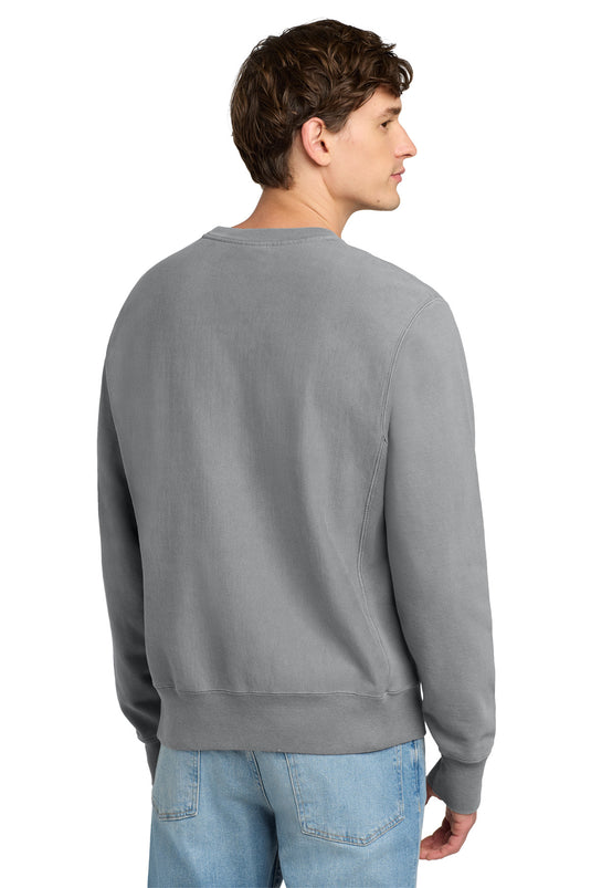 Champion  Reverse Weave  Garment-Dyed Crewneck Sweatshirt. GDS149