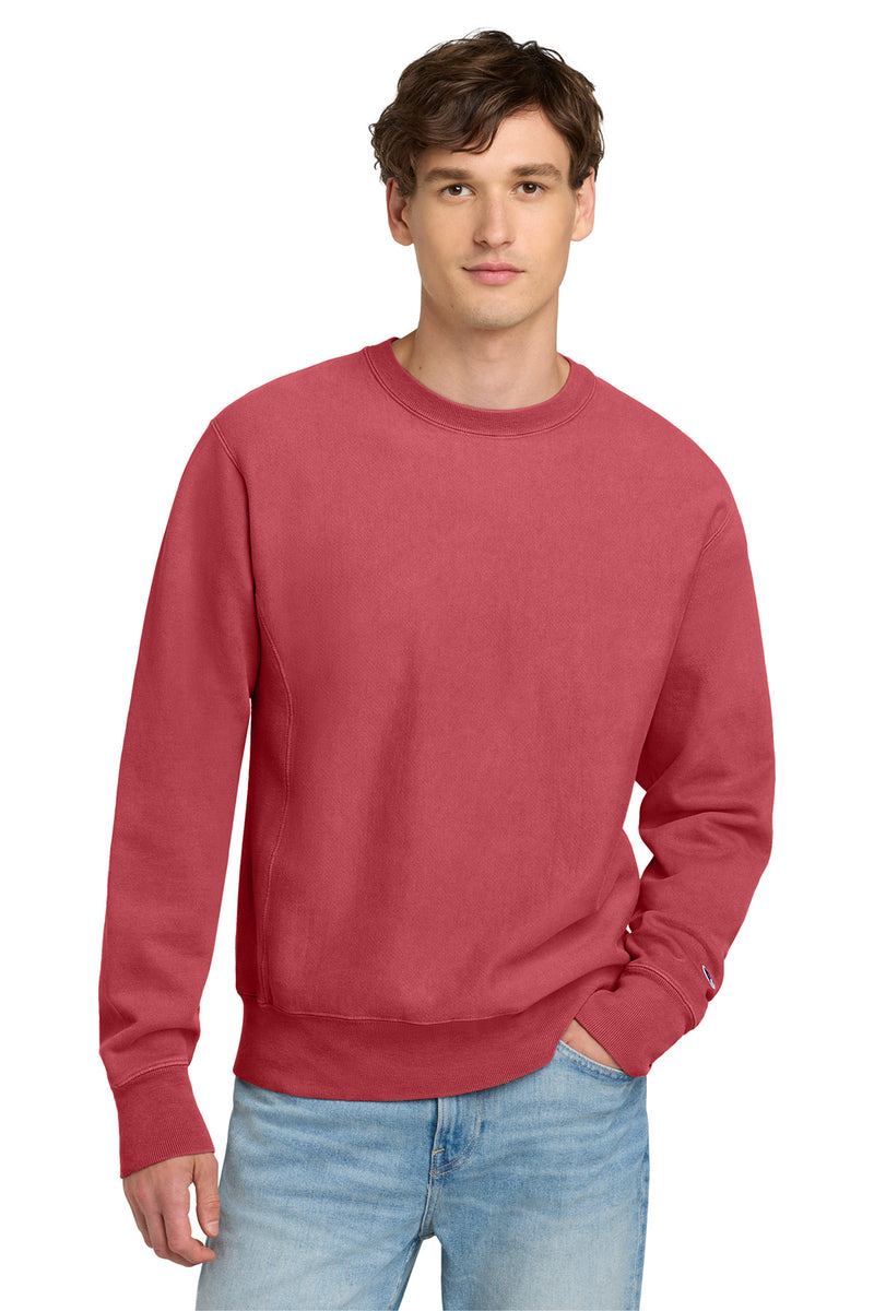 Load image into Gallery viewer, Champion  Reverse Weave  Garment-Dyed Crewneck Sweatshirt. GDS149
