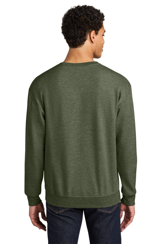 Jerzees Ultimate Unisex CVC Ring Spun Crewneck Sweatshirt IC48M