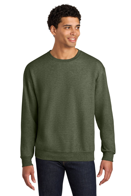 Jerzees Ultimate Unisex CVC Ring Spun Crewneck Sweatshirt IC48M