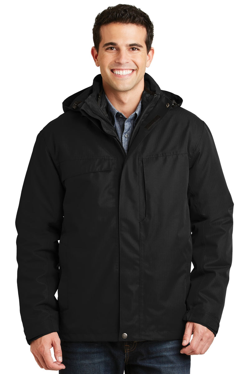 Load image into Gallery viewer, Port Authority Herringbone 3-in-1 Parka. J302
