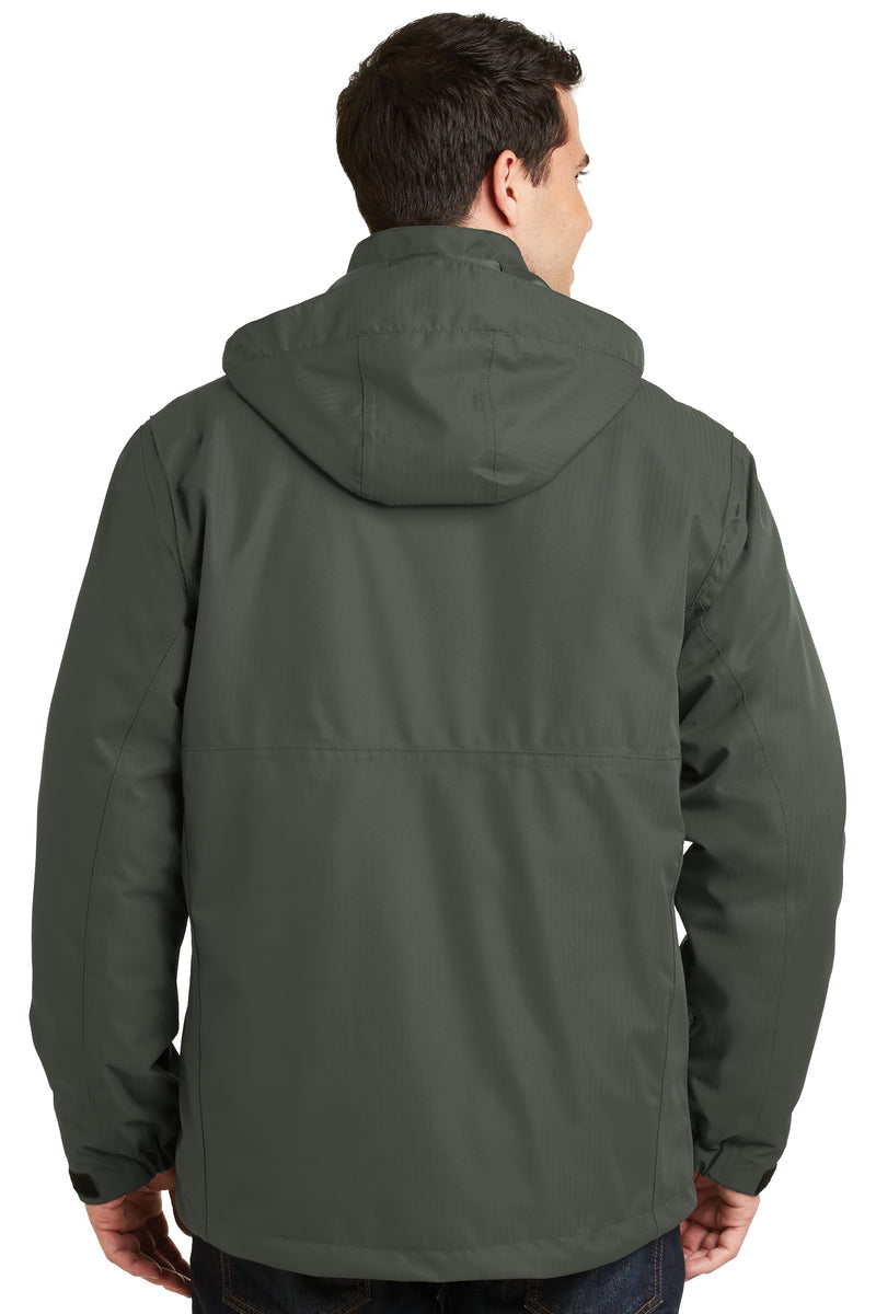 Load image into Gallery viewer, Port Authority Herringbone 3-in-1 Parka. J302
