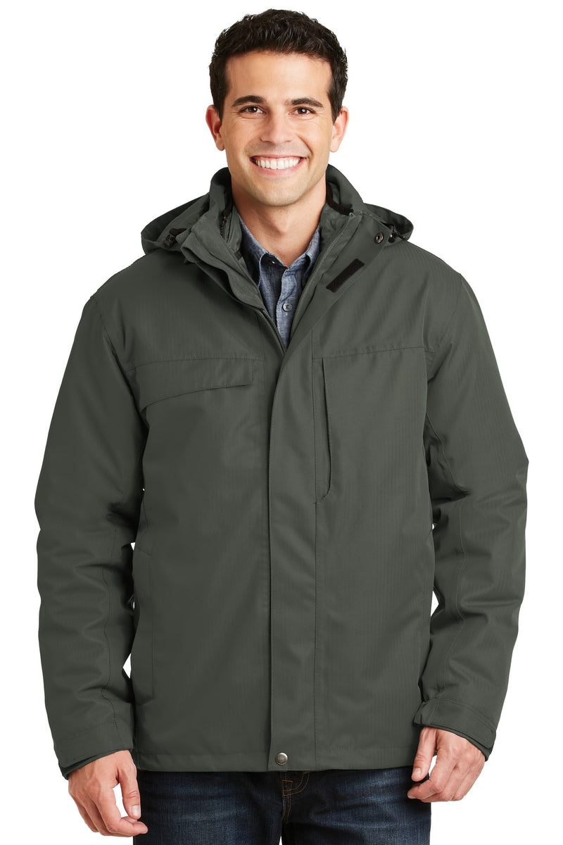 Load image into Gallery viewer, Port Authority Herringbone 3-in-1 Parka. J302
