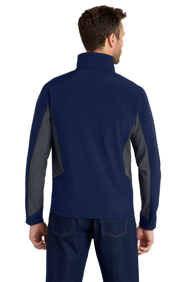 Load image into Gallery viewer, Port Authority Core Colorblock Soft Shell Jacket. J318
