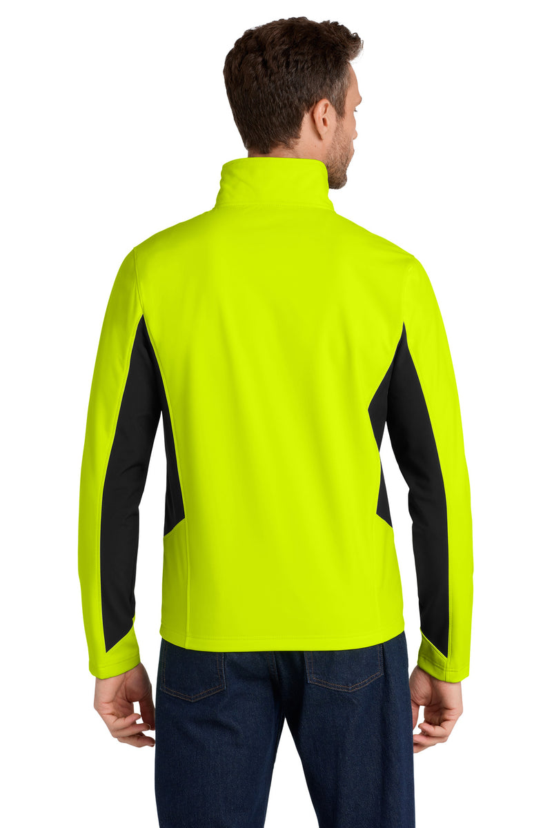 Load image into Gallery viewer, Port Authority Core Colorblock Soft Shell Jacket. J318
