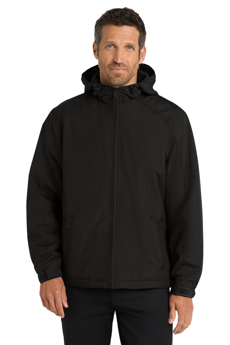 Load image into Gallery viewer, Port Authority Hooded Charger Jacket. J327
