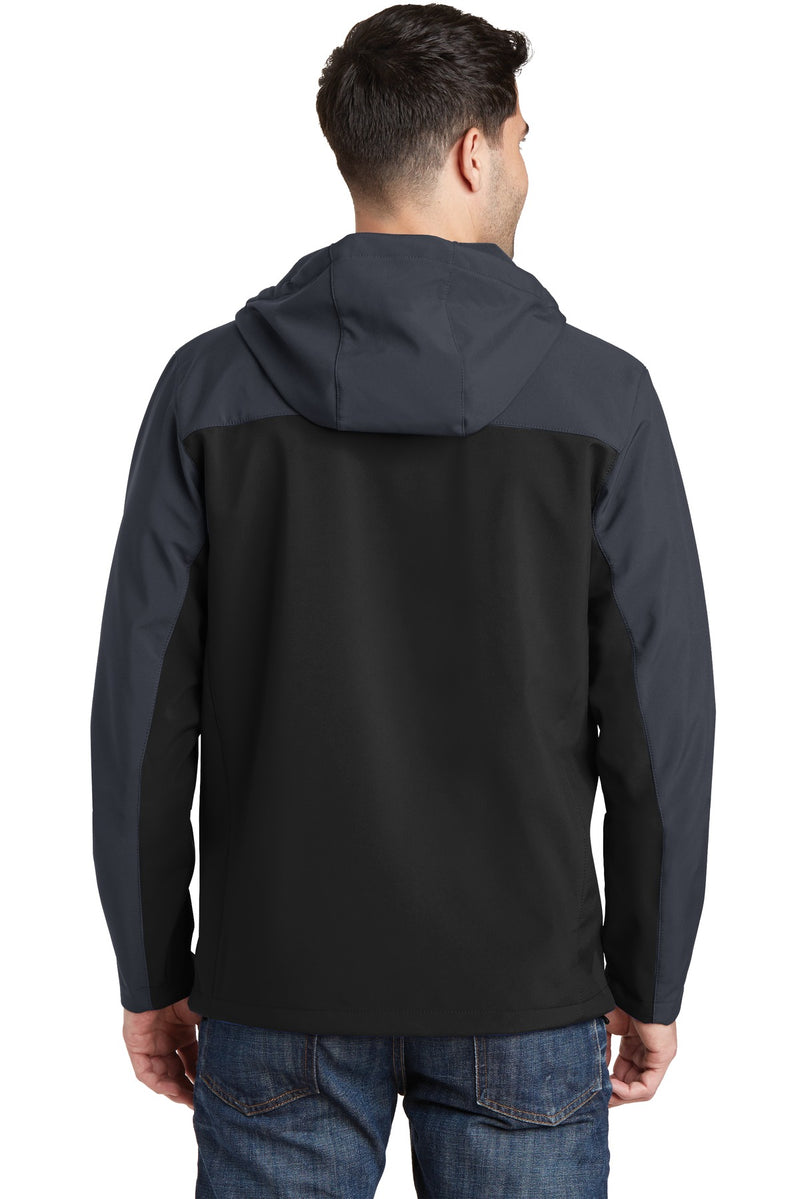 Load image into Gallery viewer, Port Authority Hooded Core Soft Shell Jacket. J335
