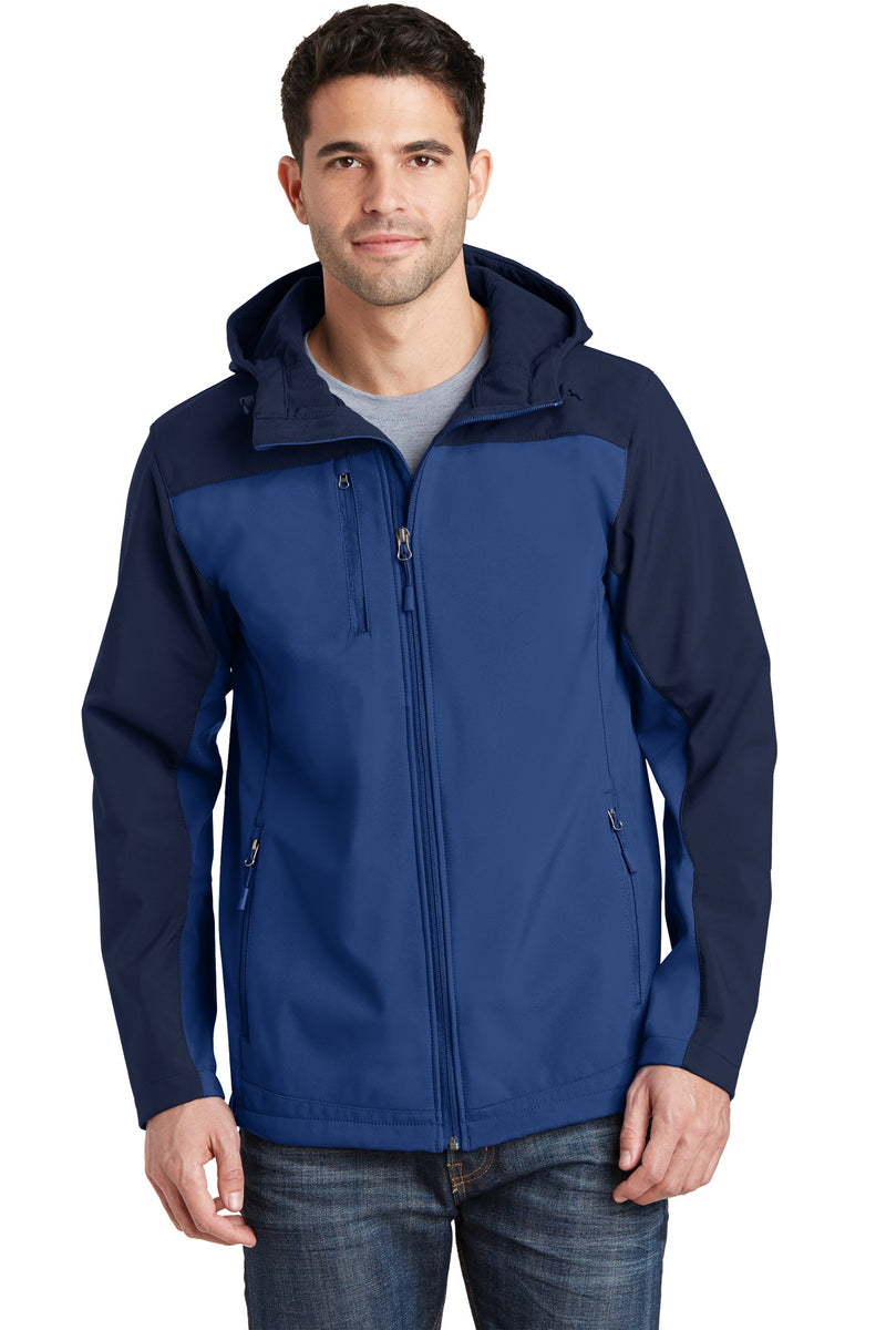 Load image into Gallery viewer, Port Authority Hooded Core Soft Shell Jacket. J335
