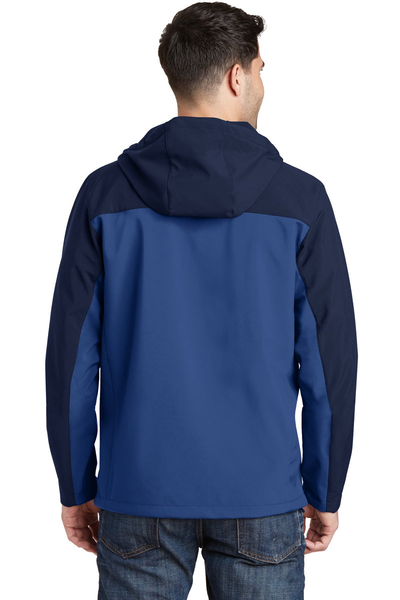 Load image into Gallery viewer, Port Authority Hooded Core Soft Shell Jacket. J335
