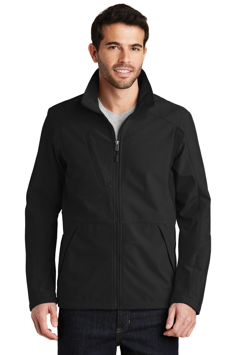 Load image into Gallery viewer, Port Authority Back-Block Soft Shell Jacket. J336
