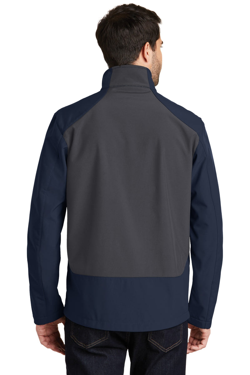 Load image into Gallery viewer, Port Authority Back-Block Soft Shell Jacket. J336
