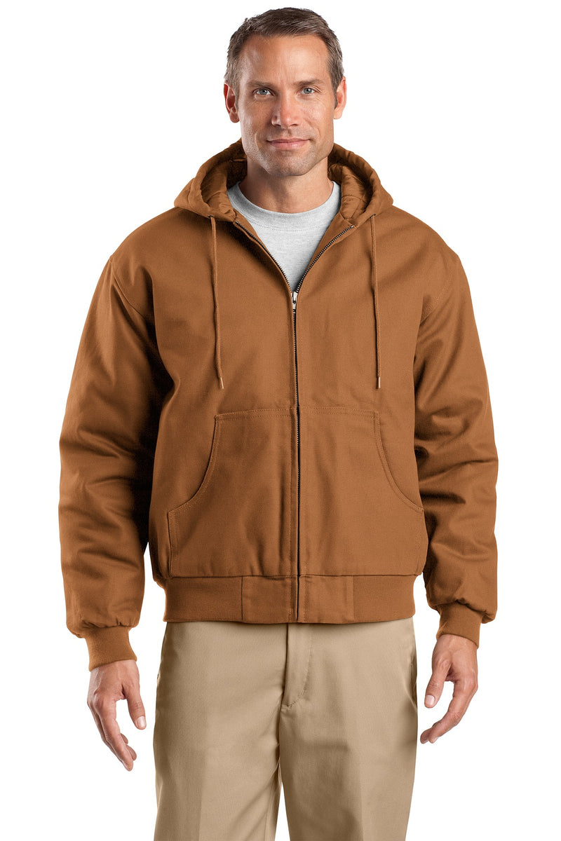 Load image into Gallery viewer, CornerStone Tall Duck Cloth Hooded Work Jacket. TLJ763H
