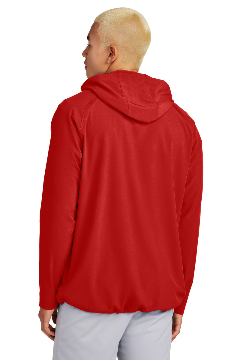 Load image into Gallery viewer, Sport-Tek Repeat 1/2-Zip Long Sleeve Hooded Jacket JST488
