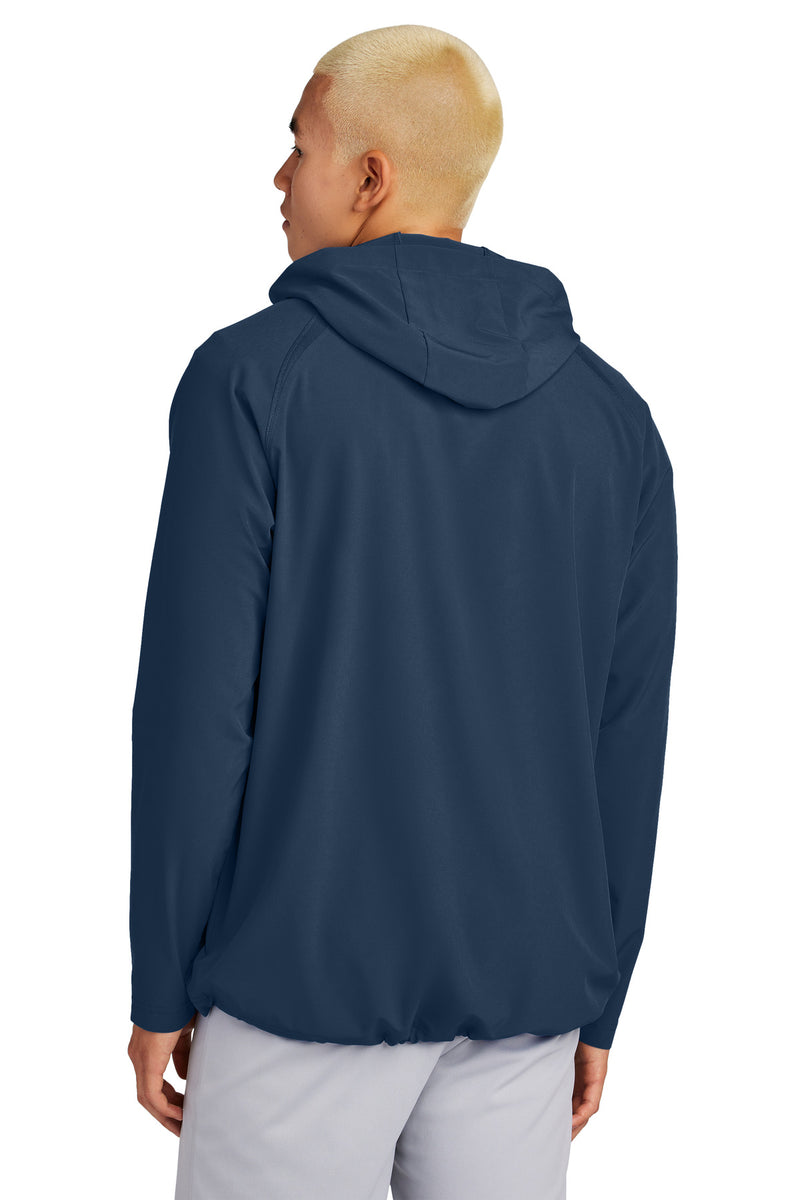 Load image into Gallery viewer, Sport-Tek Repeat 1/2-Zip Long Sleeve Hooded Jacket JST488
