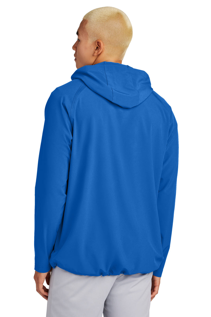Load image into Gallery viewer, Sport-Tek Repeat 1/2-Zip Long Sleeve Hooded Jacket JST488
